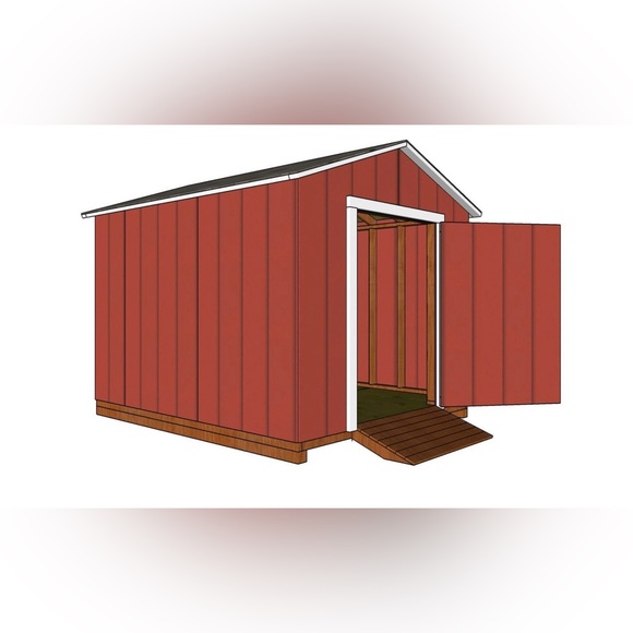 8x10 Cheap Shed Plans - Picture 3 of 4
